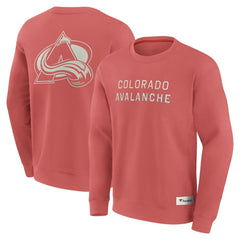 Colorado Avalanche Fanatics Elements Future Ground Lettering Pullover Sweatshirt Red