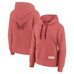 Washington Capitals Fanatics Women's Elements Future Ground Subtle Tonal Pullover Hoodie Red