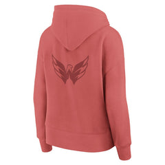 Washington Capitals Fanatics Women's Elements Future Ground Subtle Tonal Pullover Hoodie Red