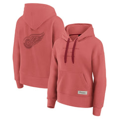 Detroit Red Wings Fanatics Women's Elements Future Ground Subtle Tonal Pullover Hoodie Red
