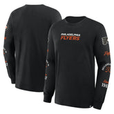 Philadelphia Flyers Fanatics Boxed In Legacy Long Sleeve T-Shirt Black