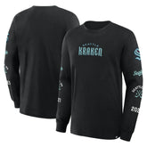 Seattle Kraken Fanatics Boxed In Legacy Long Sleeve T-Shirt Black