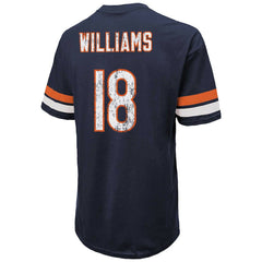 Caleb Williams Chicago Bears Majestic Threads Name & Number Oversize Fit T-Shirt - Navy cheap