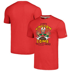 Kansas City Chiefs NFL x Homage x Beavis and Butt-Head Unisex Tri-Blend T-Shirt – Red sale