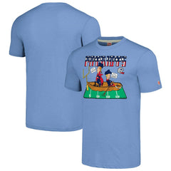 New England Patriots NFL x Homage x Beavis and Butt-Head Unisex Tri-Blend T-Shirt – Light Blue outlet