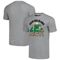 New Orleans Saints NFL x Homage x Beavis and Butt-Head Unisex Tri-Blend T-Shirt – Gray cheap