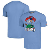 Tennessee Titans NFL x Homage x Beavis and Butt-Head Unisex Tri-Blend T-Shirt – Light Blue sale