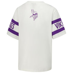 Minnesota Vikings The Wild Collective Women's Drop Shoulder T-Shirt - White cheap