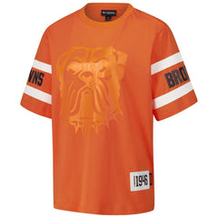 Cleveland Browns The Wild Collective Women's Drop Shoulder T-Shirt - Orange online