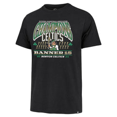Boston Celtics '47 18-Time NBA Finals Champions Banner Franklin T-Shirt - Black | 47 brand discount