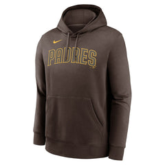 Fernando Tatis Jr. San Diego Padres Player Name & Number Club Fleece Pullover Hoodie - Brown | Nike
