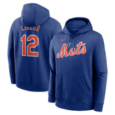 Francisco Lindor New York Mets Player Name & Number Club Pullover Hoodie - Royal | Nike