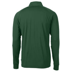 New York Jets Cutter & Buck Helmet Adapt Eco Knit Stretch Recycled Quarter-Zip Top - Hunter Green online