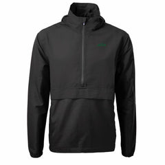New York Jets Cutter & Buck Primary Logo Charter Eco Recycled Half-Zip Anorak Jacket - Black cheap