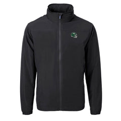 New York Jets Cutter & Buck Big & Tall Helmet Charter Eco Knit Recycled Full-Zip Jacket - Black cheap