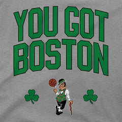 Boston Celtics Stadium Essentials 18-Time NBA Finals Champions We Got 18 Banners T-Shirt - Heather Gray on sale