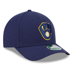 Milwaukee Brewers Player Replica 9FORTY Adjustable Hat - Navy | New Era