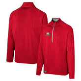 San Francisco 49ers Grind Iron Quarter-Zip Top - Scarlet for sale