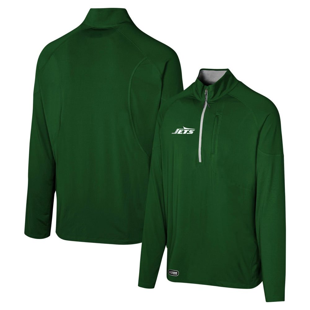 New York Jets Grind Iron Quarter-Zip Top - Green outlet