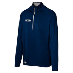 Seattle Seahawks Grind Iron Quarter-Zip Top - College Navy discount