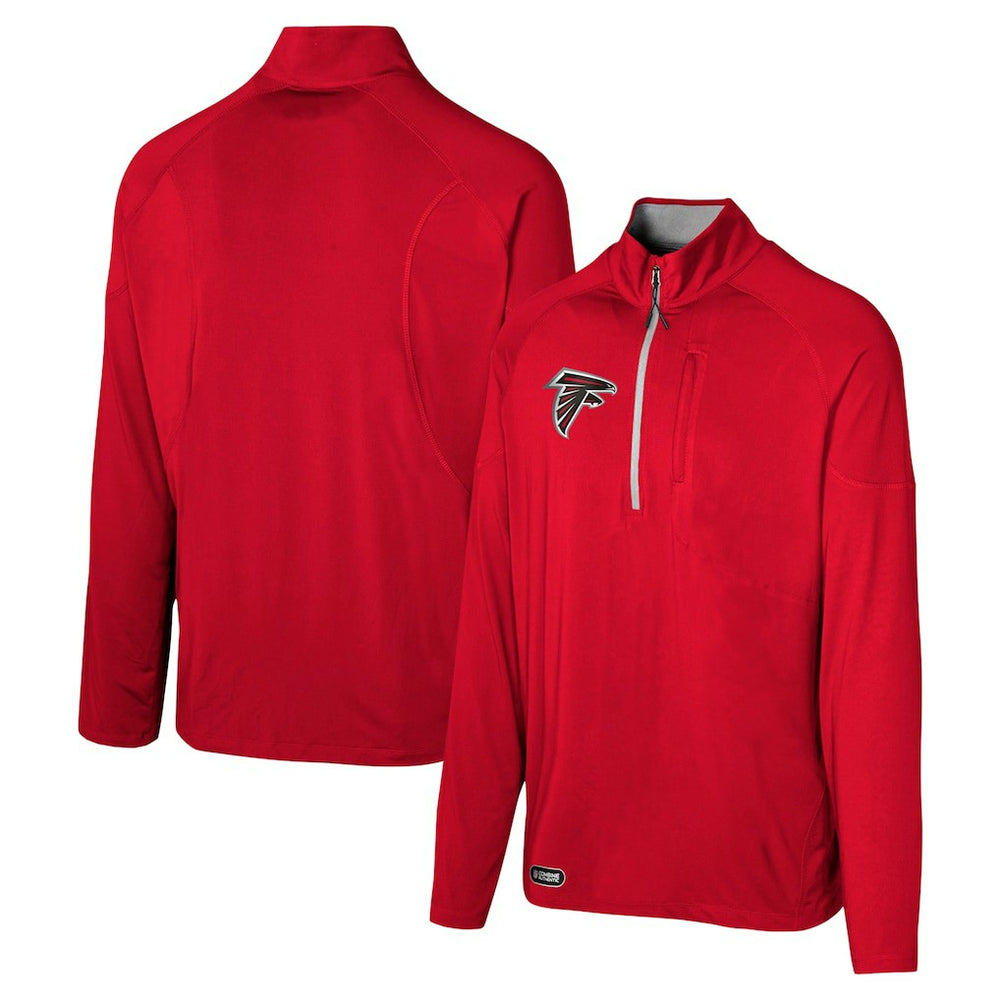 Atlanta Falcons Grind Iron Quarter-Zip Top - Red online