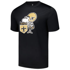 New Orleans Saints Stadium Retro T-Shirt - Black outlet
