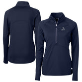 St. Louis Cardinals Cutter & Buck Women's Adapt Eco Knit Stretch Recycled Half-Zip DryTec Top - Navy