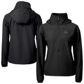 Boston Red Sox Cutter & Buck Women's Charter Eco Recycled Half-Zip Anorak Jacket - Black