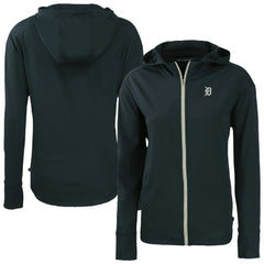 Detroit Tigers Cutter & Buck Women's Daybreak Eco Recycled Full-Zip Hoodie - Navy