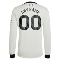 Manchester United Originals 2024/25 Third Custom Replica Long Sleeve Jersey - Cream | Adidas cheap