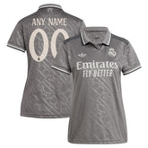 Real Madrid Originals Women's 2024/25 Third Replica Custom Jersey - Charcoal | Adidas sale
