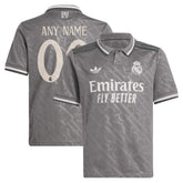 Real Madrid Originals Youth 2024/25 Third Replica Custom Jersey - Charcoal | Adidas cheap