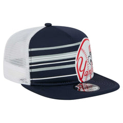 New York Yankees 9FIFTY A-Frame Trucker Snapback Hat - Navy | New Era