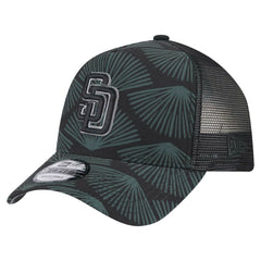 San Diego Padres 9FORTY A-Frame Trucker Adjustable Hat - Black | New Era