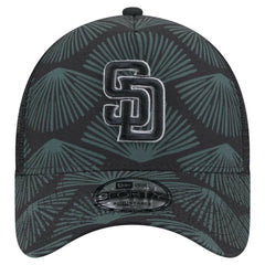 San Diego Padres 9FORTY A-Frame Trucker Adjustable Hat - Black | New Era
