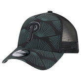 Philadelphia Phillies 9FORTY A-Frame Trucker Adjustable Hat - Black | New Era