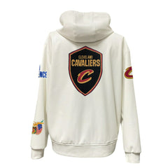 Cleveland Cavaliers Jeff Hamilton Vegan Leather Full-Zip Hoodie sale - White for sale