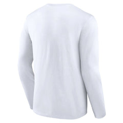 Utah Mammoth Fanatics Secondary Logo Long Sleeve T-Shirt White