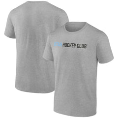 Utah Mammoth Fanatics Wordmark Logo T-Shirt Heather Gray