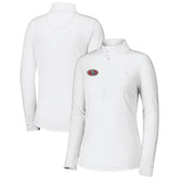 San Francisco 49ers Women's Sport Playa Vista IslandZone Quarter-Zip Jacket - White discount
