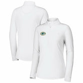 Green Bay Packers Women's Sport Playa Vista IslandZone Quarter-Zip Jacket - White online