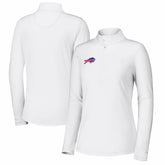 Buffalo Bills Women's Sport Playa Vista IslandZone Quarter-Zip Jacket - White for sale