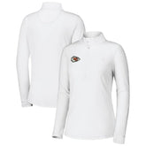Kansas City Chiefs Women's Sport Playa Vista IslandZone Quarter-Zip Jacket - White on sale
