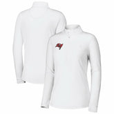 Tampa Bay Buccaneers Women's Sport Playa Vista IslandZone Quarter-Zip Jacket - White on sale
