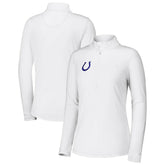 Indianapolis Colts Women's Sport Playa Vista IslandZone Quarter-Zip Jacket - White sale