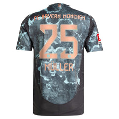 Thomas Müller Bayern Munich 2024/25 Away Player Jersey - Black | Adidas online