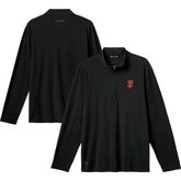 San Francisco Giants TravisMathew The Heater Quarter-Zip Pullover Top - Black