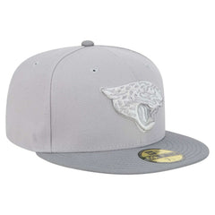 Jacksonville Jaguars New Era Iron Cloud 59FIFTY Fitted Hat - Gray/Graphite cheap