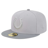 Indianapolis Colts New Era Iron Cloud 59FIFTY Fitted Hat - Gray/Graphite outlet