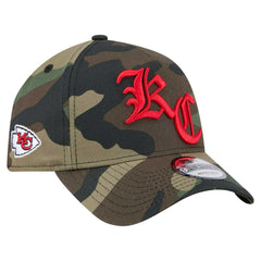 Kansas City Chiefs New Era Mystic Camo A-Frame 9FORTY Adjustable Hat - Camo online